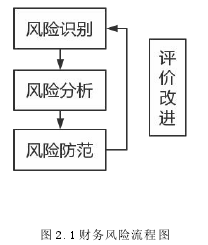 图 2.1 财务风险流程图