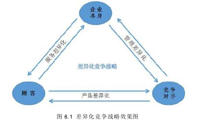 图 6.1 差异化竞争战略效果图